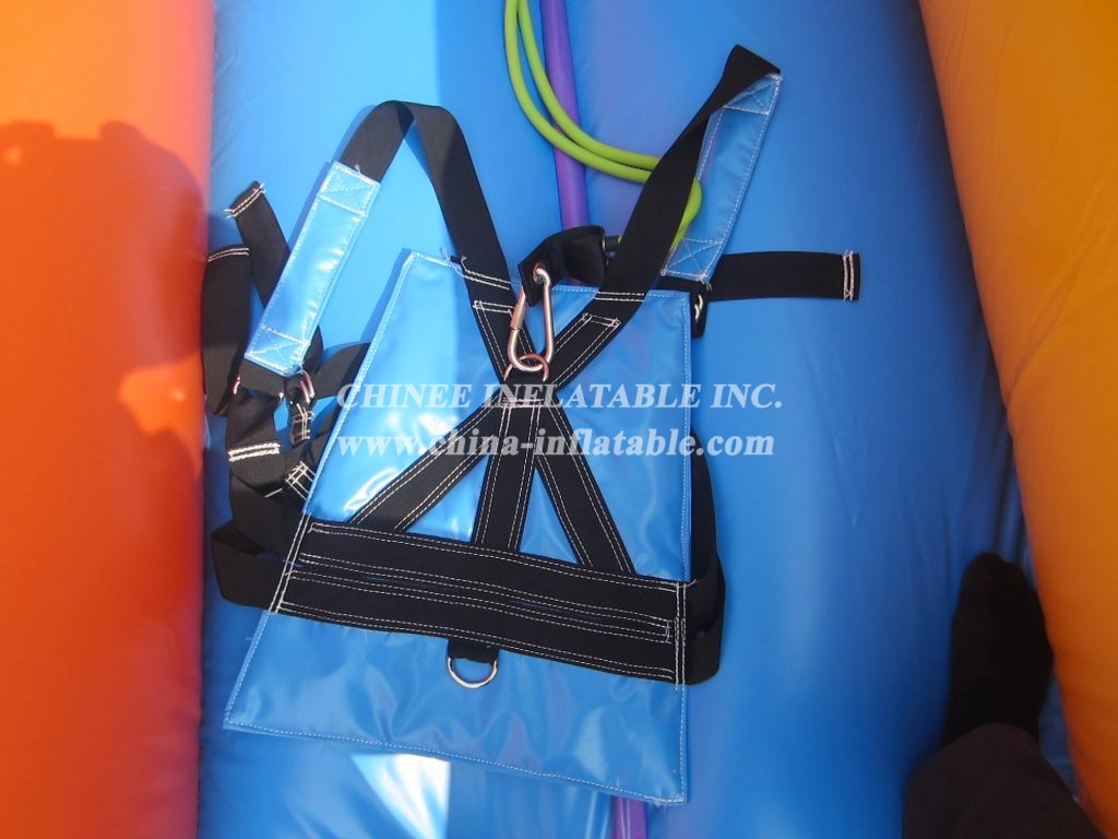 T11-839 Inflatable Bungee Run Sport Game