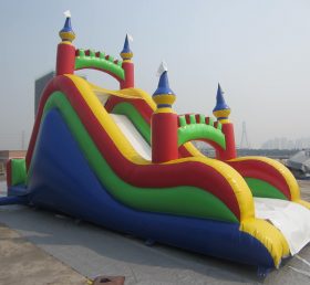 T8-216 Inflatable Slides Colorful Castle Slide
