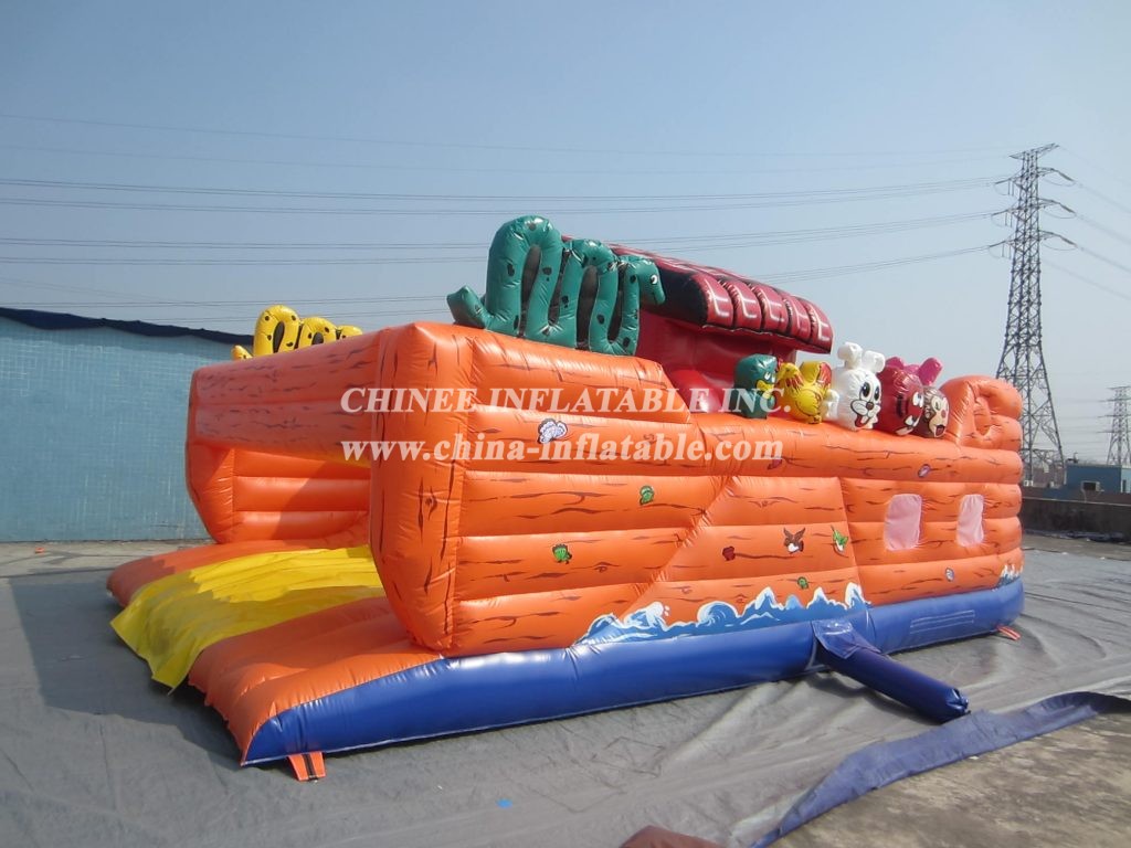 T2-414 Jungle Theme Inflatable Bouncer