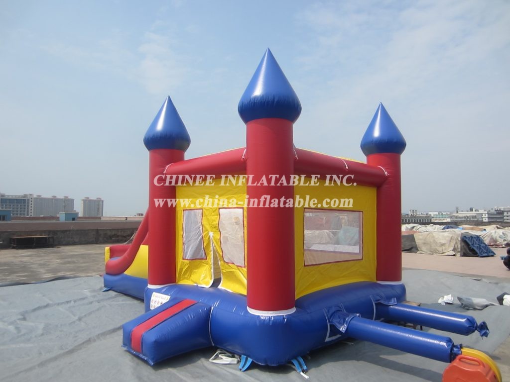T5-223 Inflatable Castle Bounce House With Slide