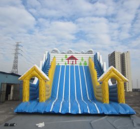 T8-1216 Winter Theme Giant Inflatable Slides For Kids And Adults