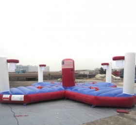 T11-669 Inflatable America Basketball Field