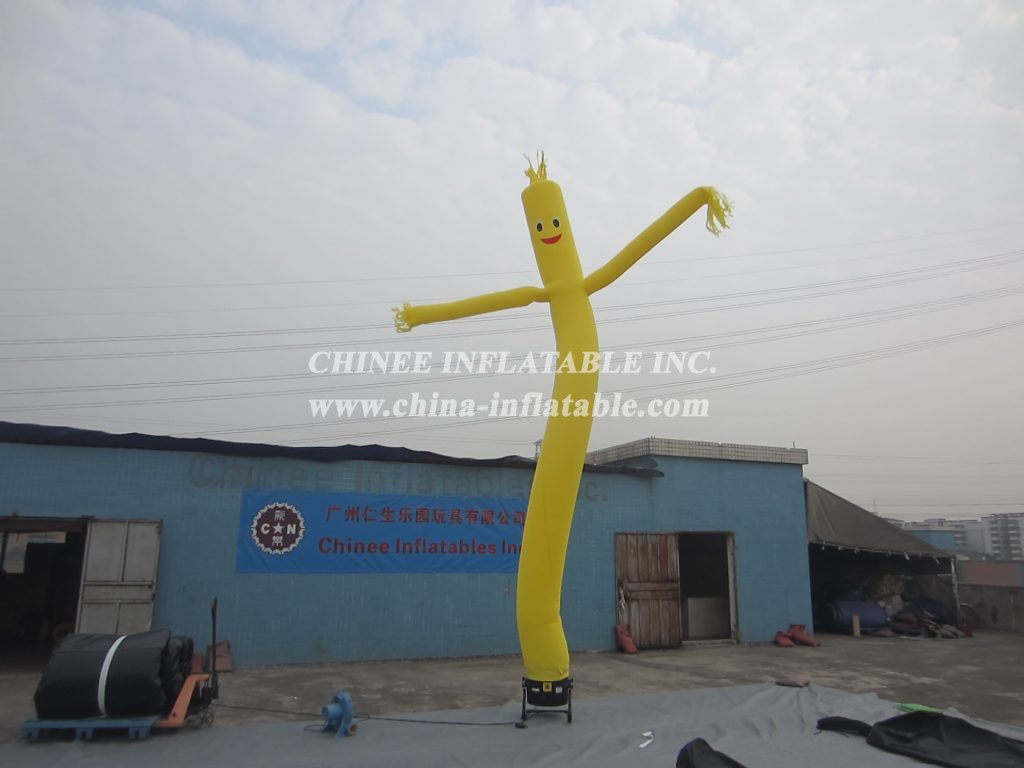D2-91 Inflatable Yellow Tube Man Air Dancer