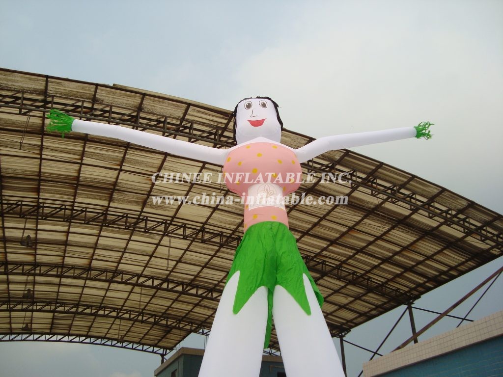 D2-136 Inflatable Girls Air Dancer With 2 Legs