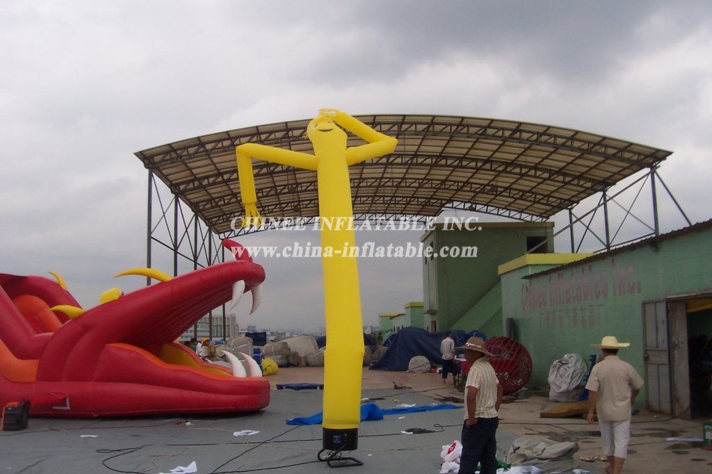 D2-23 Air Dancer Inflatable Yellow Tube Man