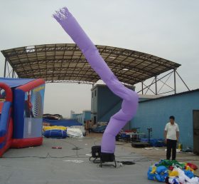D2-3 Air Dancer Inflatable Purple Tube Man For Advertising