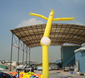 D2-51 Air Dancer Inflatable Yellow Tube Man For Advertising