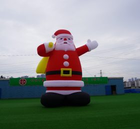 C1-130 Inflatable Christmas Santa Claus Decorations 8M Height