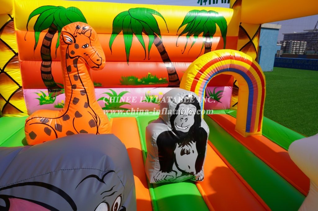 T2-2197 Zoo Inflatable Bouncer