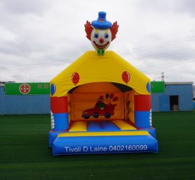 T2-2835 Inflatable Bouncers Clown Theme Jumping House For Kids