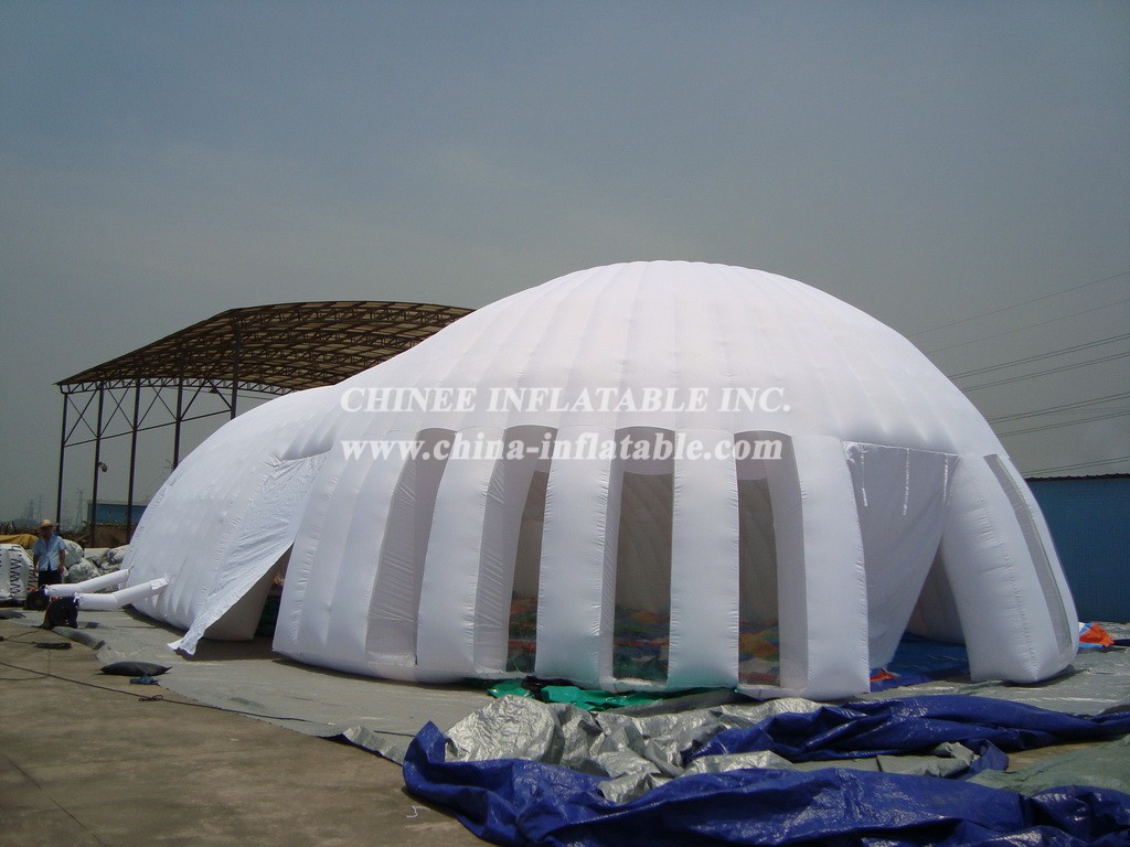 Tent1-410 Giant White Inflatable Tent