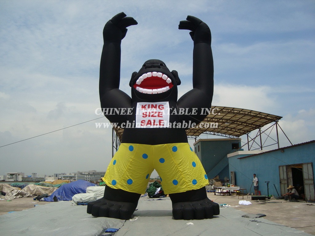 Cartoon1-771 Gorilla Kingkong Inflatable Cartoons