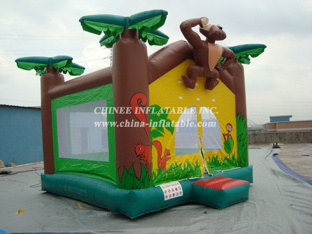 T2-1870 Jungle Theme Inflatable Bouncer