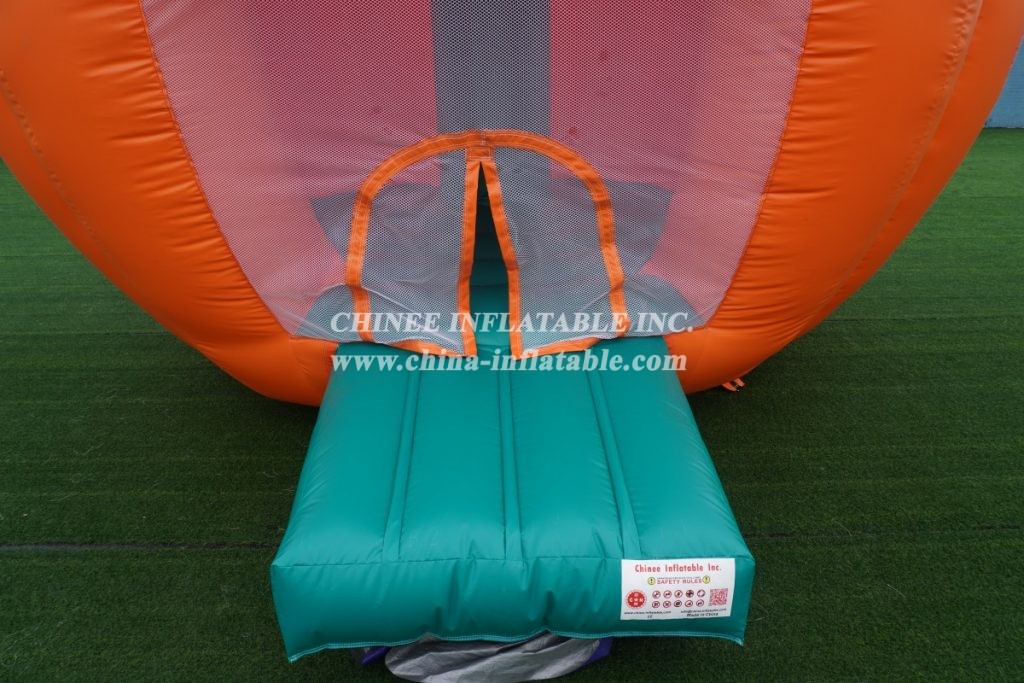 T4-34 Funny Giant Inflatable Pumpkin Bouncer /Halloween Inflatable Jumping Castle With Blower For Kids