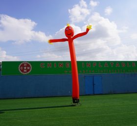 D2-62 Air Dancer Inflatable Red Tube Man For Advertising