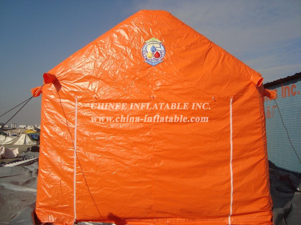 Tent1-451 Orange Inflatable Tent