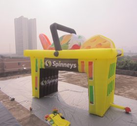 S4-299 Supermarket Shopping Basket Advertising Inflatable