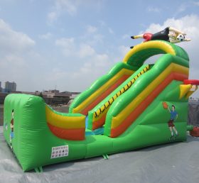 T8-700 Football Match Inflatable Dry Slide