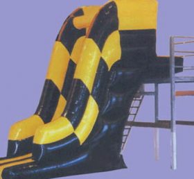 T10-110 Yellow And Black Inflatable Water Slides