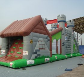 T11-619 Inflatable Bounce House Jump Obstacle Bouncer Courses