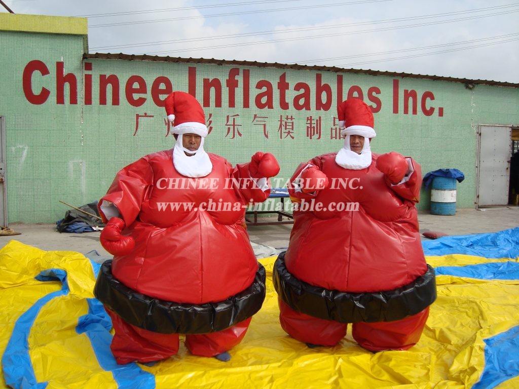 T11-764 Santa Claus Sumo Suits