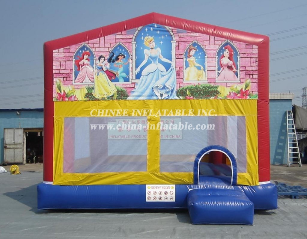T2-1093 Princess Inflatable Bouncers