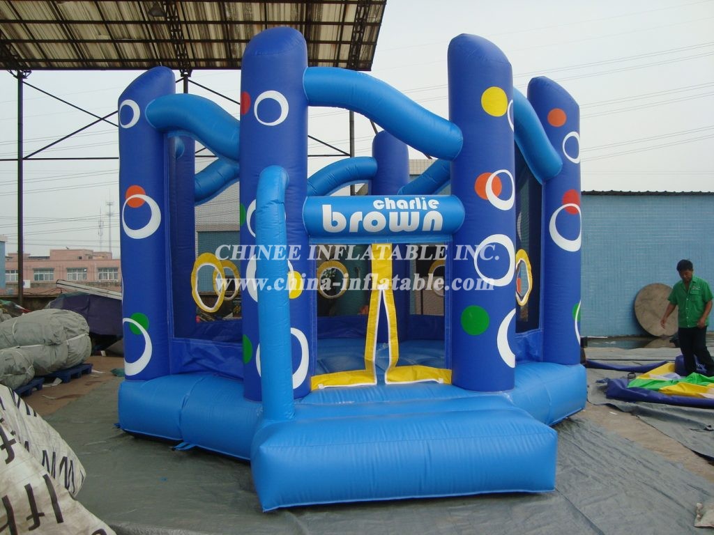 T2-1377 Blue Inflatable Bouncer