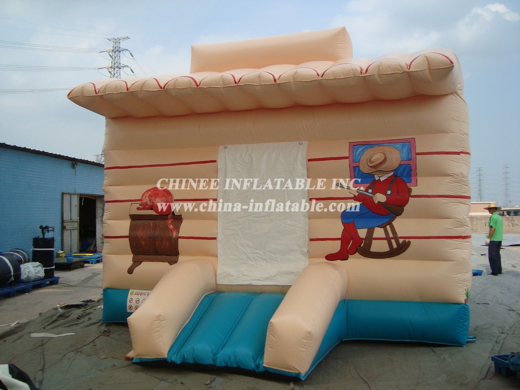 T2-2792 Western Cowboys Inflatable Bouncer