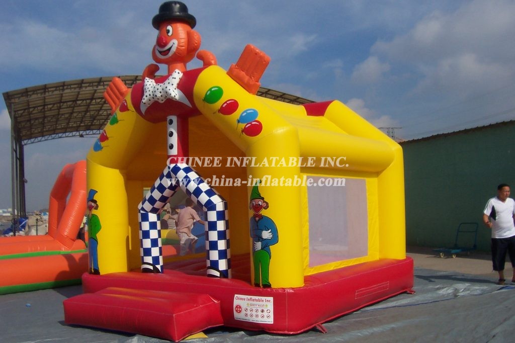T2-2939 Happy Clown Inflatable Bouncers