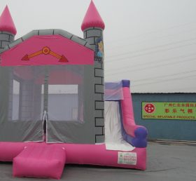 T2-324 Pink Castle Inflatable Bouncer