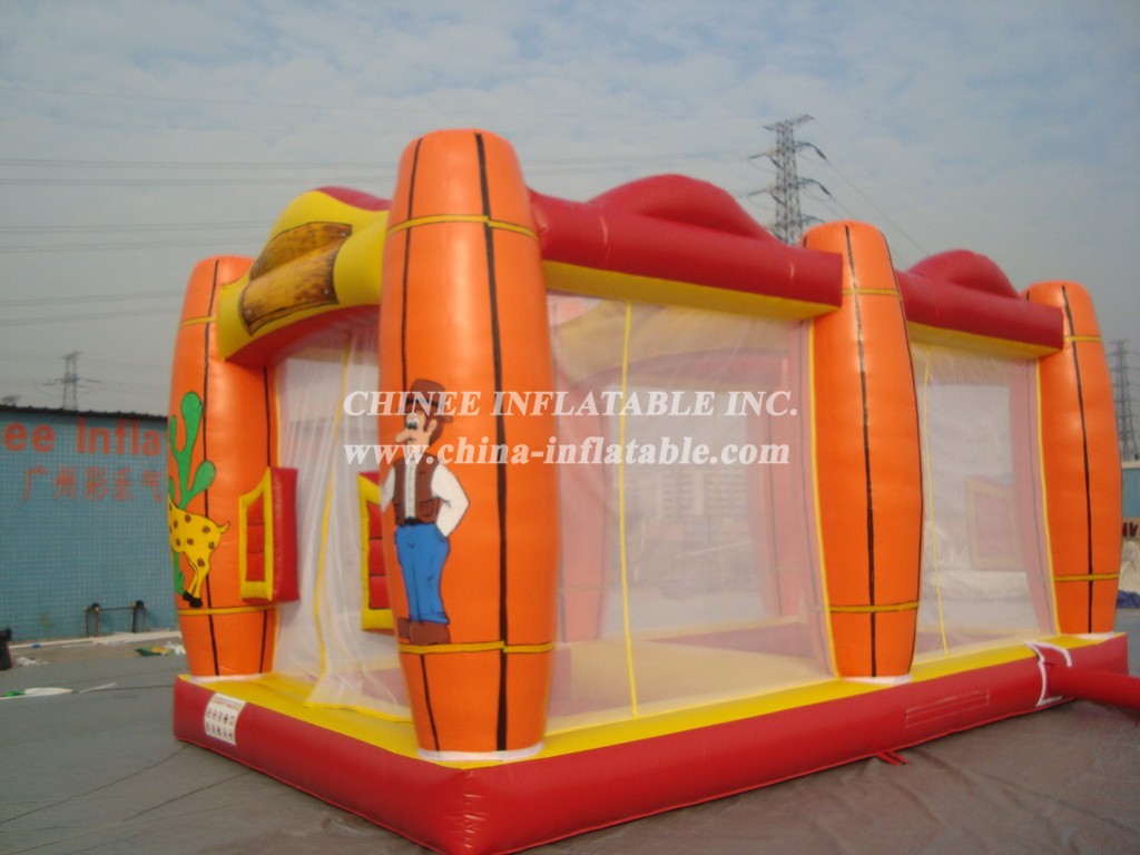 T2-435 Western Cowboys Inflatable Bouncer