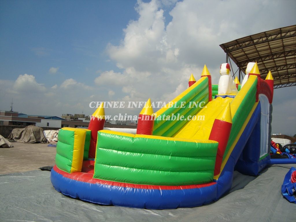 T7-419 Inflatable Castle Obstacles Courses