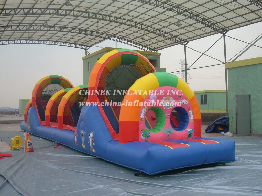 T7-127 Colorful Inflatable Obstacles Courses
