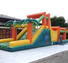T7-281 Jungle Theme Inflatable Obstacles Courses