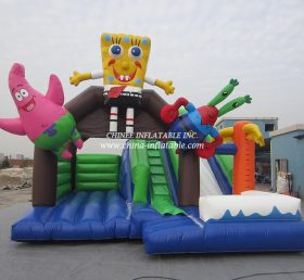 T8-1325 Spongebob Inflatable Slide