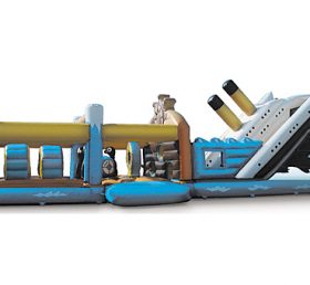 T8-179 Titanic Ship Inflatable Dry Slide