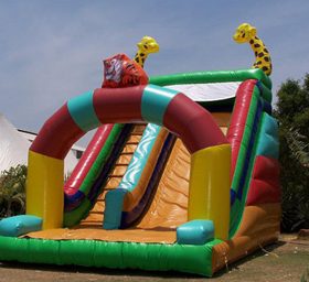 T8-731 Outdoor Inflatable Giant Dry Slide Animal Theme Slide