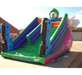 T8-744 Happy Clown Huge Inflatable Dry Slide