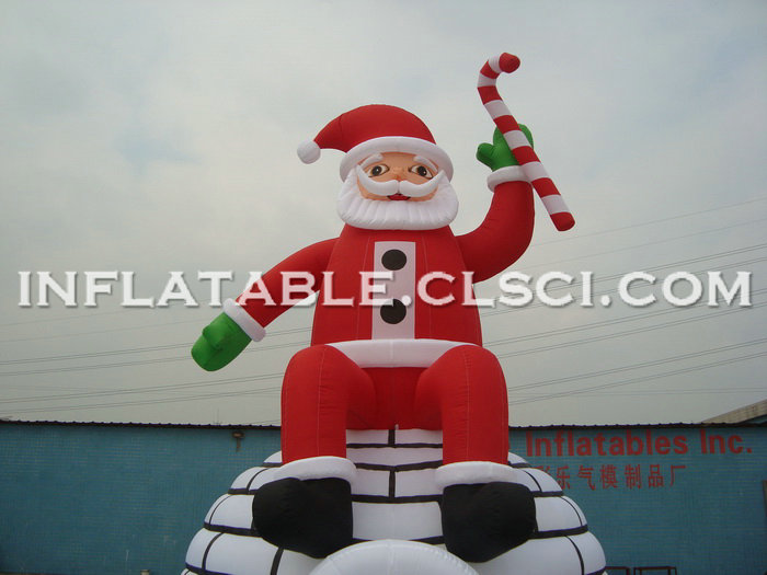 C1-163 Christmas Inflatables Santa Claus