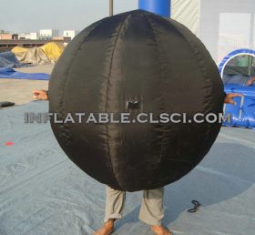M1-231 Black Ball Inflatable Moving Cartoon