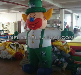 M1-245 Clown Inflatable Moving Cartoon