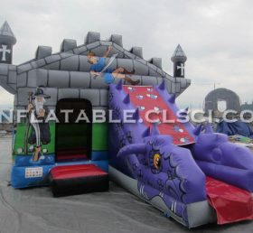 T2-1232 Knight And Wizard Inflatable Jumpers