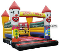 T2-1406 Happy Clown Inflatable Bouncer