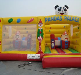 T2-396 Clown &Amp; Panda Inflatable Bouncer