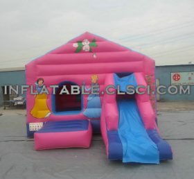 T2-685 Princess jumping castle with slide
