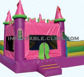 T2-743 Pink Castle Inflatable Bouncer