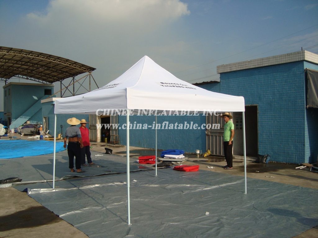 F1-21 Commercial Folding White Canopy Tent