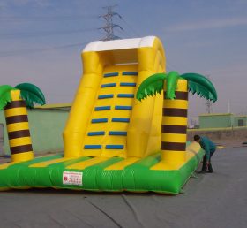T8-278 Jungle Themed Inflatable Slide