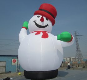 Cartoon1-747 Inflatable Christmas Snowman