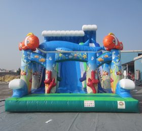 T8-1447 Undersea World Inflatable Slide